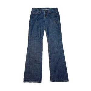 J. Crew Bootcut‎ Women's Jeans Darkwash Size 27 Y2k Low Rise Made in USA Stretch